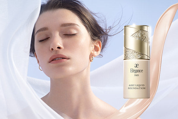 軽快。エアリー フィットカバー。<br>ひとりひとりに寄り添う。美肌ポテンシャルファンデ<br>AIRY LIQUID FOUNDATION
